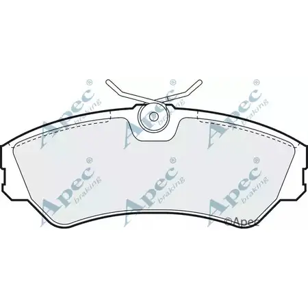 Тормозные колодки, дисковые, комплект APEC BRAKING 1265474587 26XFE P2G67 V PAD724 изображение 0