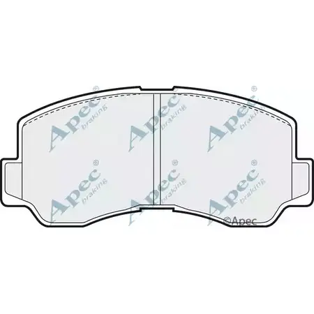 Тормозные колодки, дисковые, комплект APEC BRAKING OPLC3X 1265474629 AKWN 3G PAD727 изображение 0