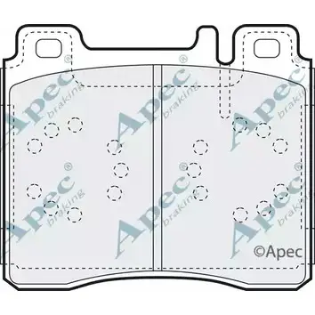 Тормозные колодки, дисковые, комплект APEC BRAKING L8H RM 1265475205 PAD762 ZR8EE изображение 0
