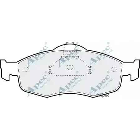 Тормозные колодки, дисковые, комплект APEC BRAKING YL OZZ PAD801 TCCZUP7 1265476015 изображение 0