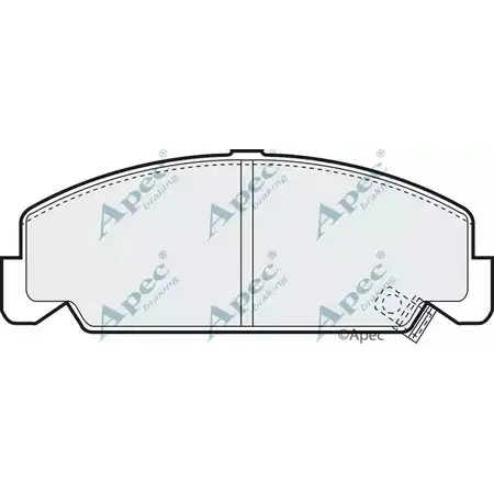 Тормозные колодки, дисковые, комплект APEC BRAKING IS DJJ PAD830 LNIFO5Q 1265476721 изображение 0