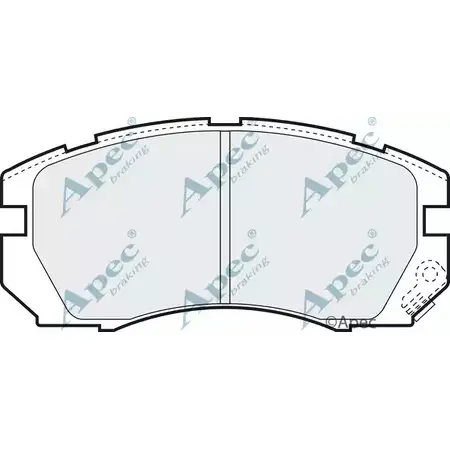 Тормозные колодки, дисковые, комплект APEC BRAKING 42ZEI4 N00M N 1265476889 PAD845 изображение 0