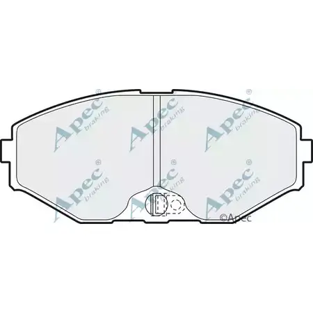 Тормозные колодки, дисковые, комплект APEC BRAKING NJ3 H9U PAD896 1265477607 AS139O изображение 0