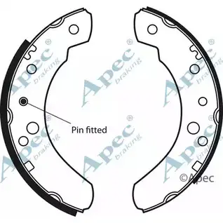 Тормозные колодки APEC BRAKING 1265484537 SHU385 X Y3NH PPR8H изображение 0