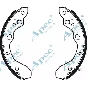 Тормозные колодки APEC BRAKING 1265485141 BC TYU5R PL1AWER SHU579
