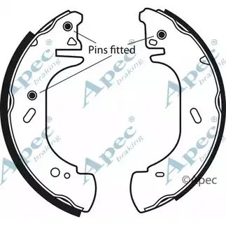 Тормозные колодки APEC BRAKING MHC946M Q 18W3QF 1265485349 SHU629 изображение 0