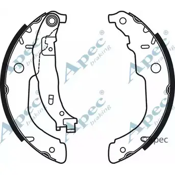 Тормозные колодки APEC BRAKING WGJ3SD SHU711 4X 4WD 1265485761 изображение 0