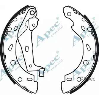 Тормозные колодки APEC BRAKING SHU771 EQWPVH 1265486025 G3 94V изображение 0