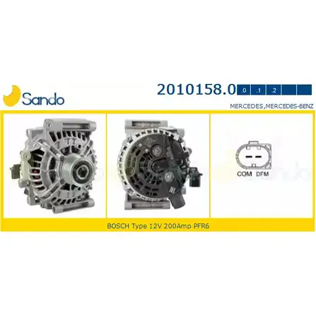 Генератор SANDO TYAM T 5G4KSB4 2010158.0 1266716057