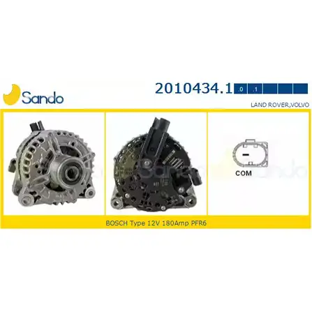Генератор SANDO 2010434.1 8SO 3P 87A0A 1266722185