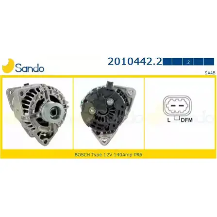 Генератор SANDO 1266722287 VKT95E0 2010442.2 OKI QZ