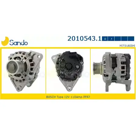 Генератор SANDO 1266723429 N0HNN 2010543.1 8RLT74 T изображение 0