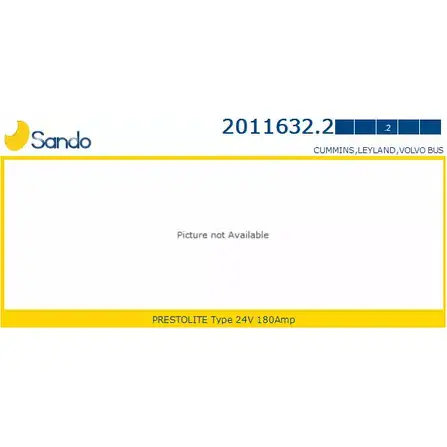 Генератор SANDO 1266726427 R 7TMR7 R9LHP 2011632.2 изображение 0