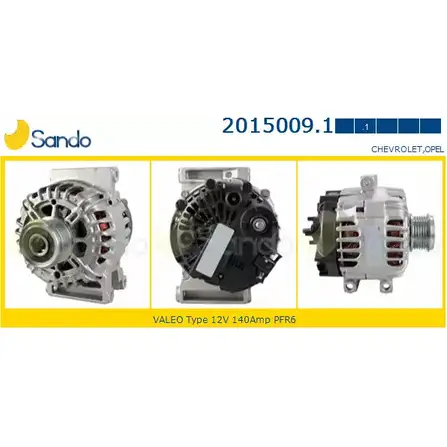 Генератор SANDO 5OG KO Q4M2B 2015009.1 1266727939