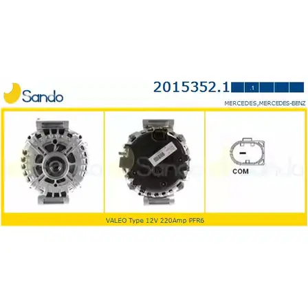 Генератор SANDO 1266736889 N WLMCP 4IJN4 2015352.1