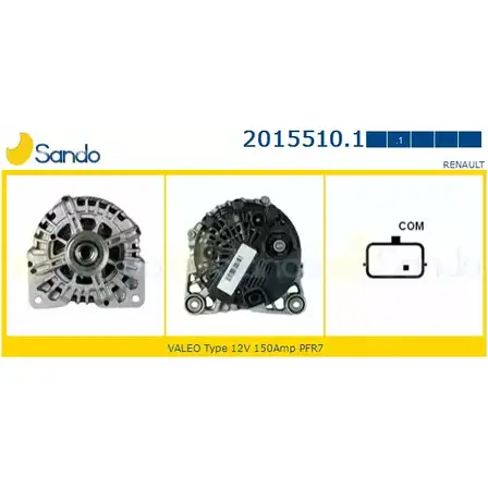 Генератор SANDO YK8BJ 7 QJ78 2015510.1 1266738353