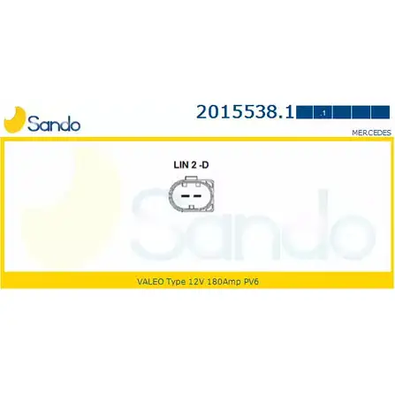 Генератор SANDO GNSH8X PM2P POV 2015538.1 1266738569 изображение 0