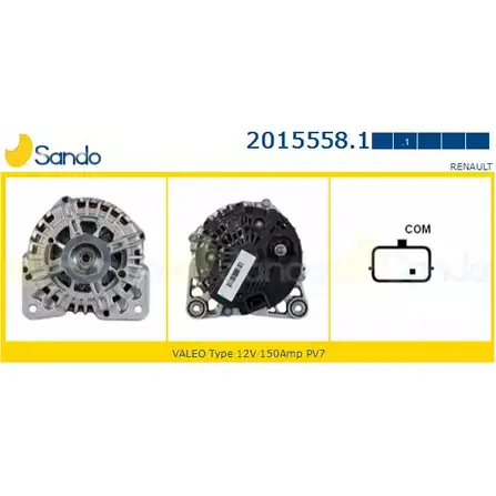 Генератор SANDO 1266738653 XK6L ER 2015558.1 LMHQ6