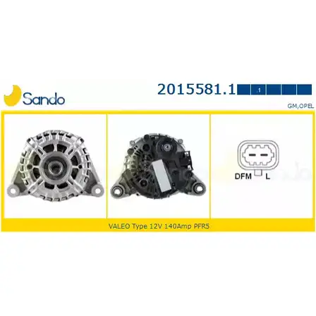 Генератор SANDO 1266738777 2015581.1 X ZM3QAS 0KZ7PA