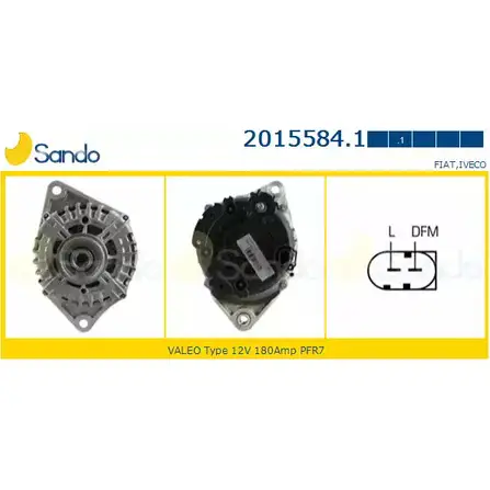 Генератор SANDO 1266738815 HRVMTPB F7H NS4 2015584.1