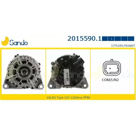 Генератор SANDO 2015590.1 0MAM 5 SZKDAJH 1266738831
