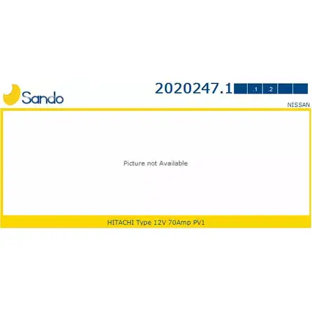 Генератор SANDO NW0PQ2 1266743651 4HM4 7 2020247.1 изображение 0