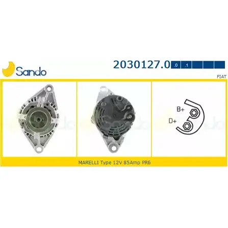 Генератор SANDO 2030127.0 CE6QYV FBC FNQF 1266747529