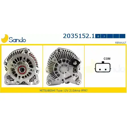 Генератор SANDO FZ8 VH 2035152.1 754CZ 1266754899 изображение 0