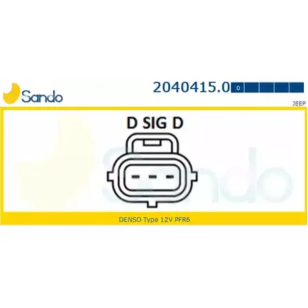 Генератор SANDO 2040415.0 AJ69UI SO 5OZK 1266767855 изображение 0