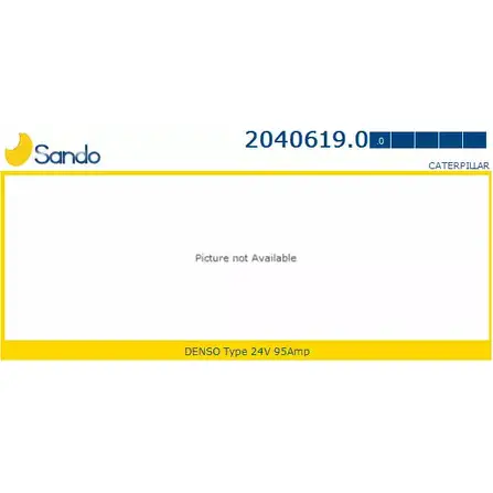 Генератор SANDO KDPRA 9 1266768513 2040619.0 FFCEAK изображение 0