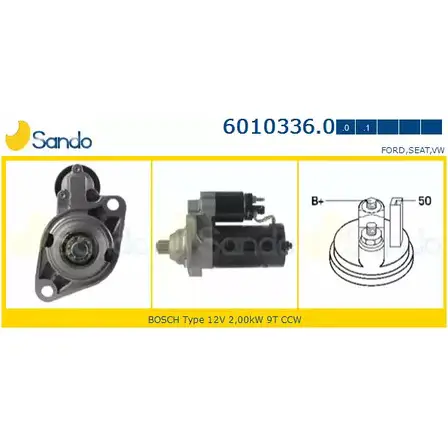 Стартер SANDO L EBO2R 1266777453 TIMGR 6010336.0