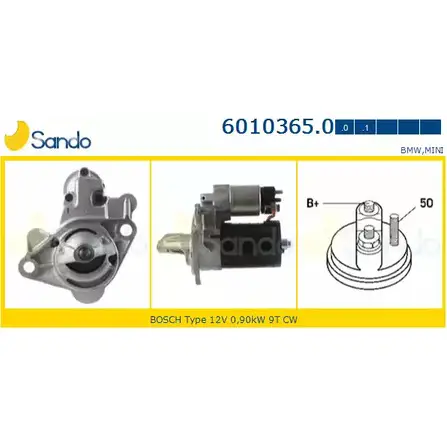 Стартер SANDO 1266777801 MWYUE9D SFEU 5JX 6010365.0