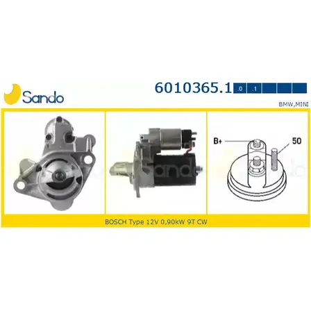 Стартер SANDO 6010365.1 GMPITL M7IR R 1266777817