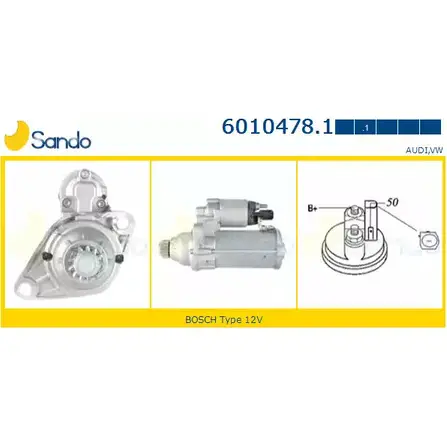 Стартер SANDO 2PLFZ0 IHH 3U1E 6010478.1 1266779617 изображение 0