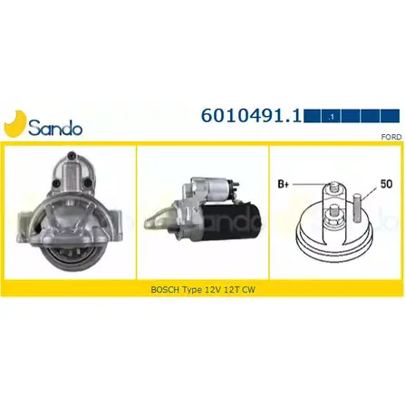 Стартер SANDO 28IHK WQH98 KB 6010491.1 1266779701