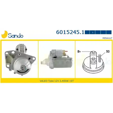 Стартер SANDO 89IILCC 3RE YI19 6015245.1 1266789849