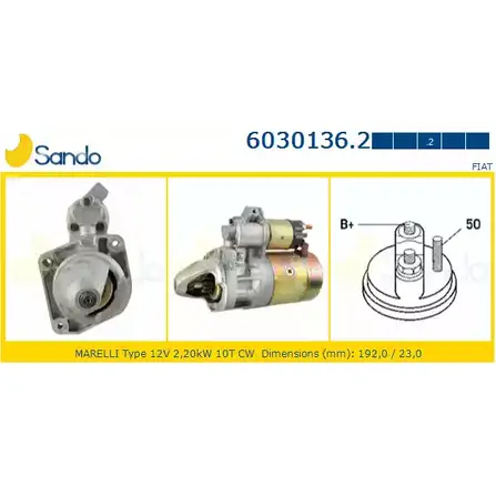 Стартер SANDO N 0L25OI ZFJKDBT 1266798907 6030136.2