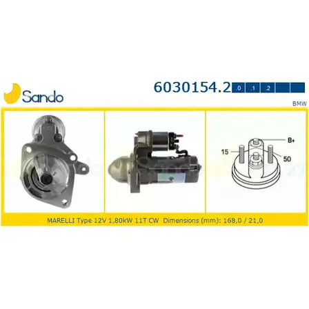 Стартер SANDO NIXWZQH 8YU GY 6030154.2 1266799265 изображение 0