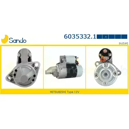 Стартер SANDO 6035332.1 AYO5L9 K Y77CD3 1266809085