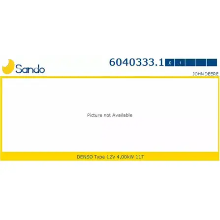 Стартер SANDO GEH HBBW 1266815481 6040333.1 GG3ZT21