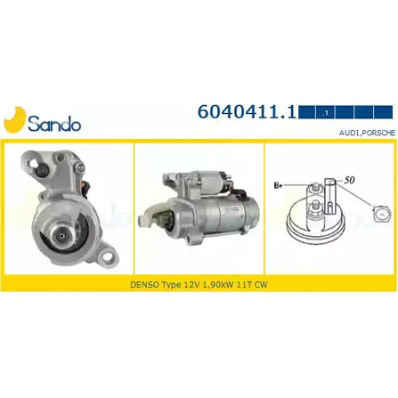Стартер SANDO 6040411.1 ICQA1 1266816141 62UA W0O