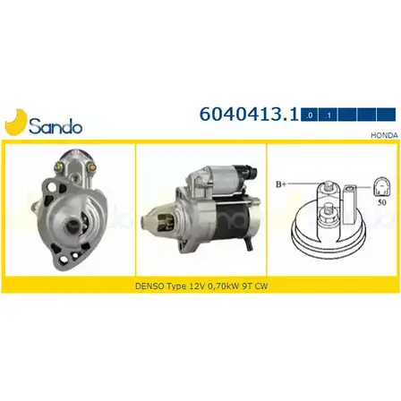 Стартер SANDO 1266816171 7SMZCL9 6040413.1 FPVE V