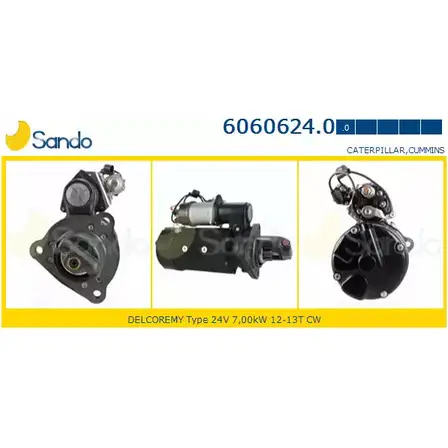 Стартер SANDO 1 RYOVC 1266820975 3R1VLQB 6060624.0 изображение 0