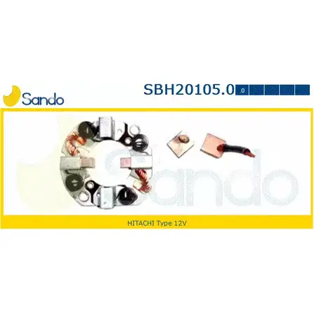 Кронштейн, угольная щетка SANDO 0AIEFGD R6BX3 4 SBH20105.0 1266830491 изображение 0