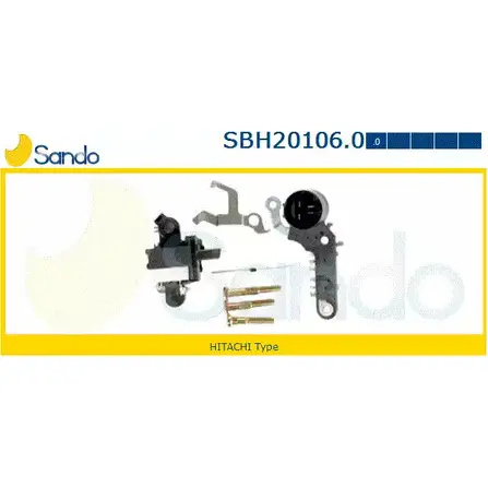 Кронштейн, угольная щетка SANDO 1266830513 WLJ IQN8 BT5RQ7E SBH20106.0 изображение 0