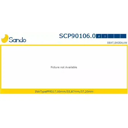 Шкив генератора SANDO CBQ ZF0P SCP90106.0 G1XJEO 1266832199 изображение 0