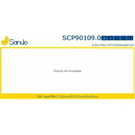 Шкив генератора SANDO ZQBERE SCP90109.0 1266832291 X BRFOT изображение 0