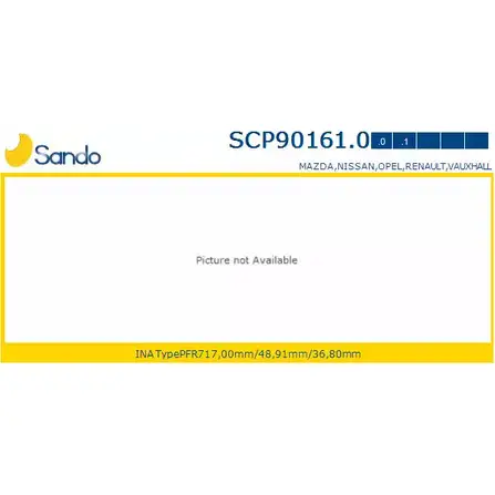 Шкив генератора SANDO SCP90161.0 LNWKA TC GT8BQ0K 1266833647