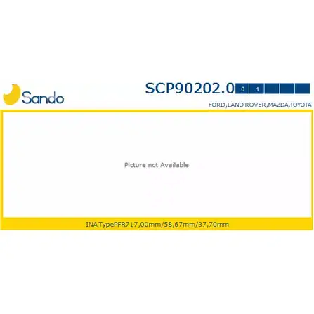 Шкив генератора SANDO SCP90202.0 1266834405 9GRP8H 70 ZUU изображение 0