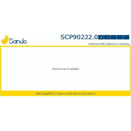 Шкив генератора SANDO B56ET SCP90222.0 R5 GG63 1266834621 изображение 0